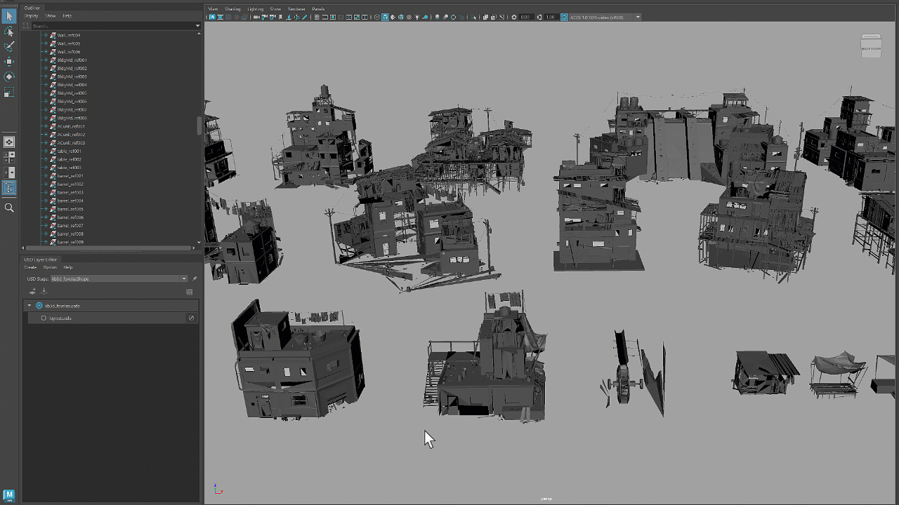 Autodesk Maya 2025 - Плагин USD для Maya 0.27