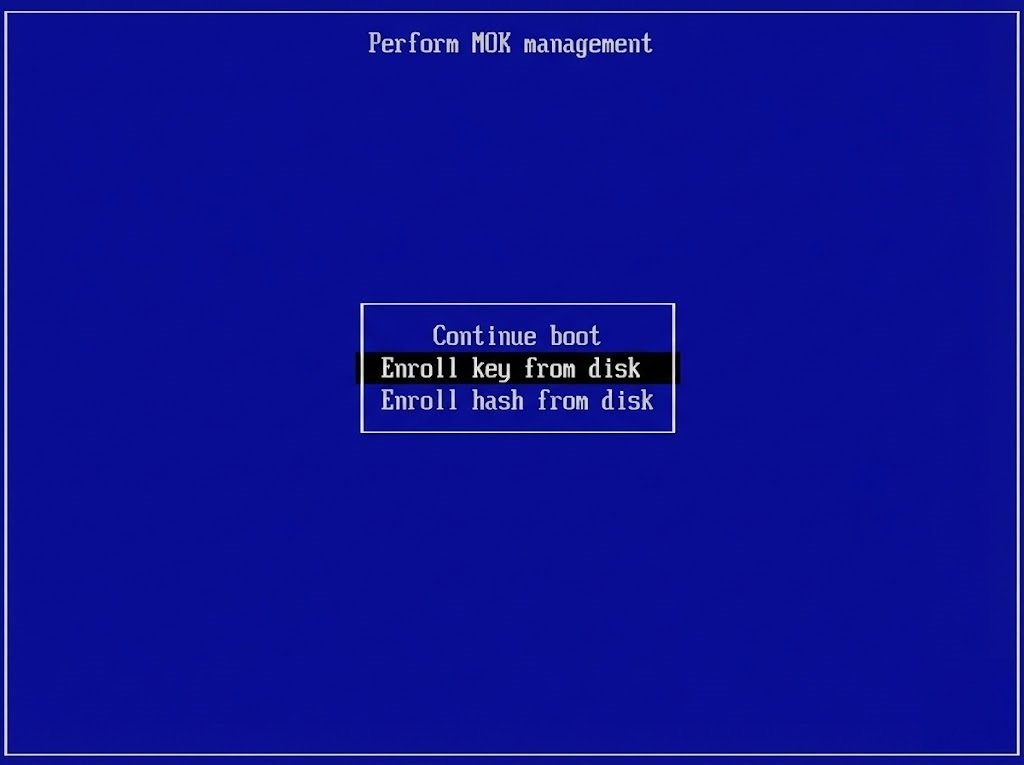 Выбор раздела VTOYEFI со списком файлов