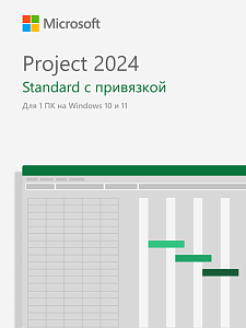 Microsoft Project 2024 Standard — бессрочный ключ с привязкой