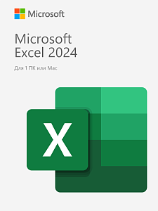 Microsoft Excel 2024 — для Windows и MacOS (с привязкой)