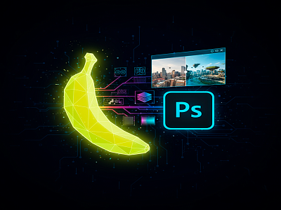 Новая нейросеть Nano Banana от Google теперь в Photoshop — как включить и попробовать
