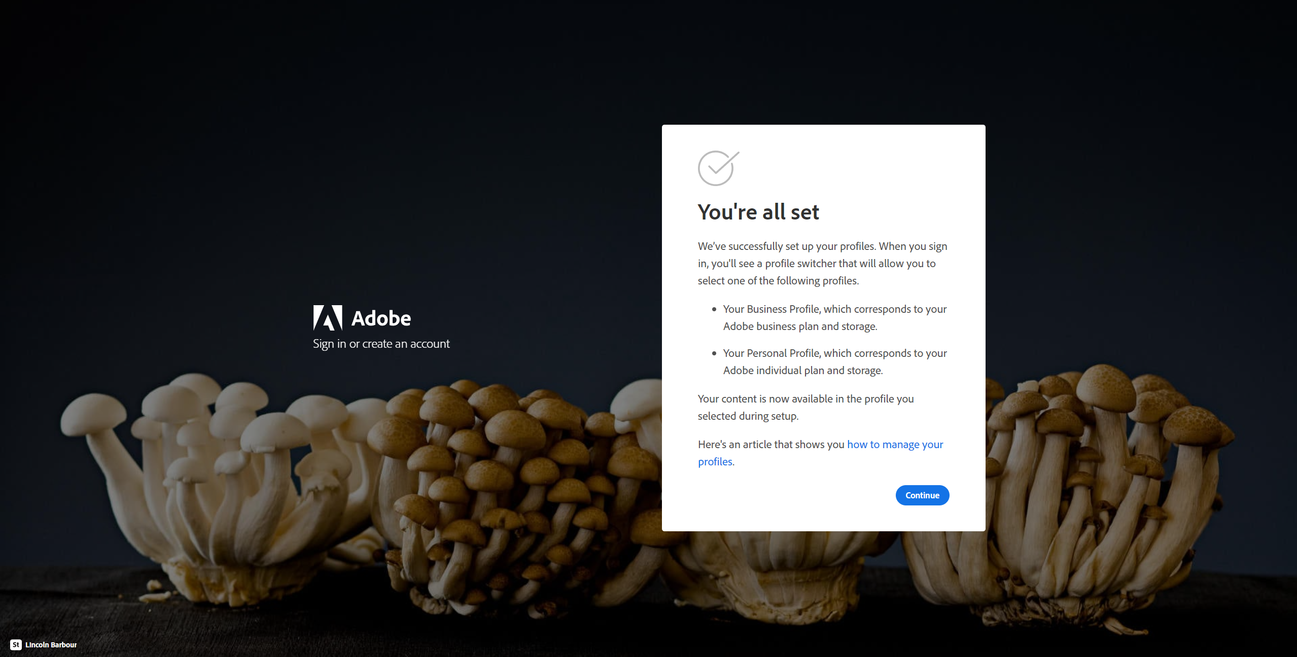 Подключение к команде для использования Creative Cloud