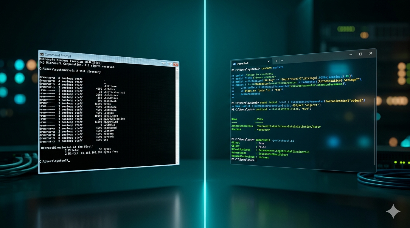 PowerShell vs CMD: когда что использовать в Windows