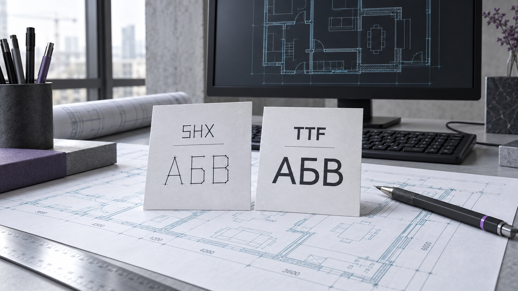 Шрифты AutoCAD: как установить SHX, TTF и исправить подстановку
