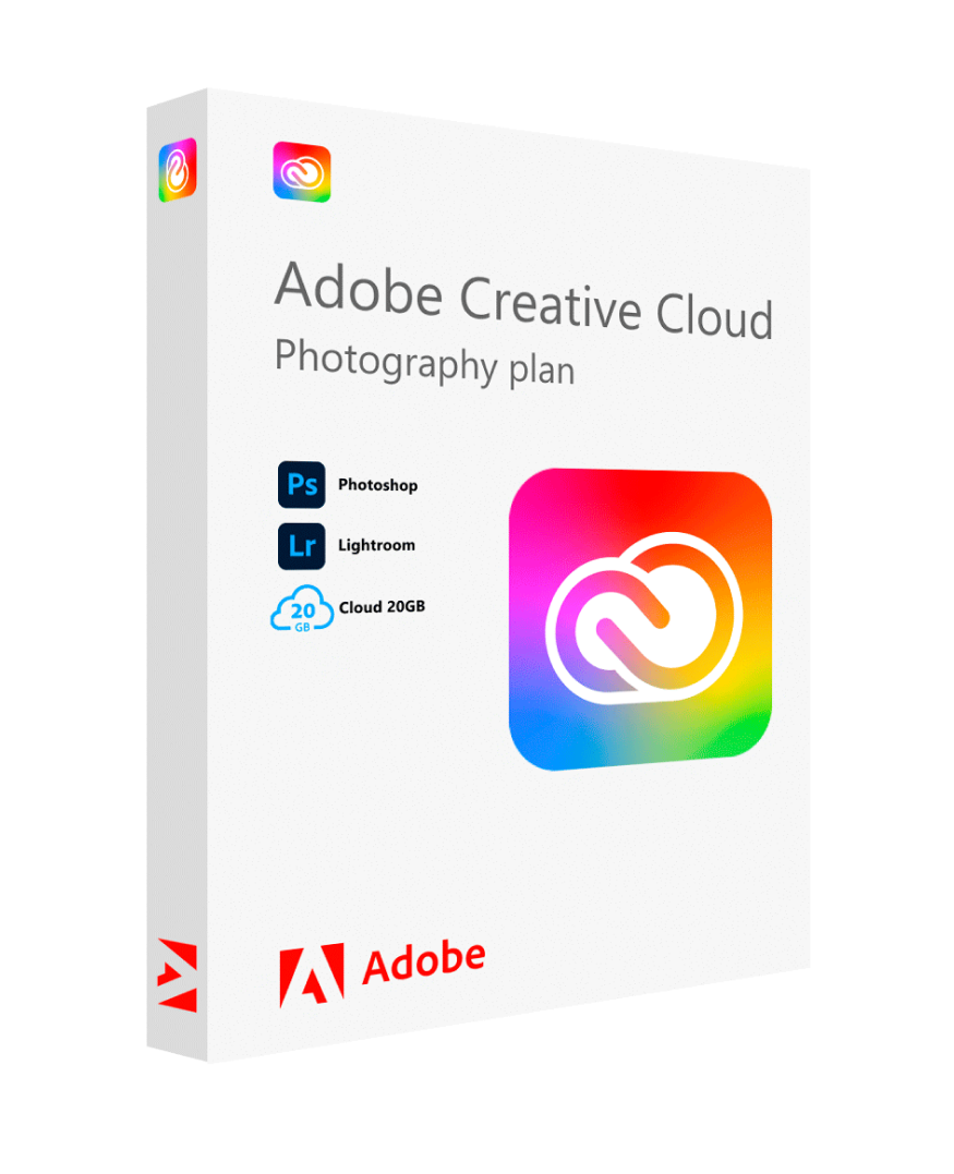 Adobe Creative Cloud для фотографов — 12 месяцев (Великобритания)
