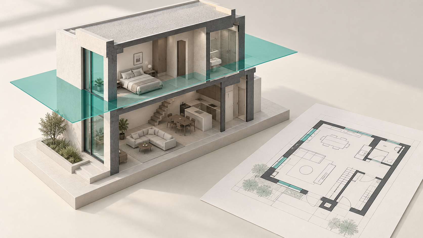 Секущий диапазон Revit: почему элементы не видны на плане