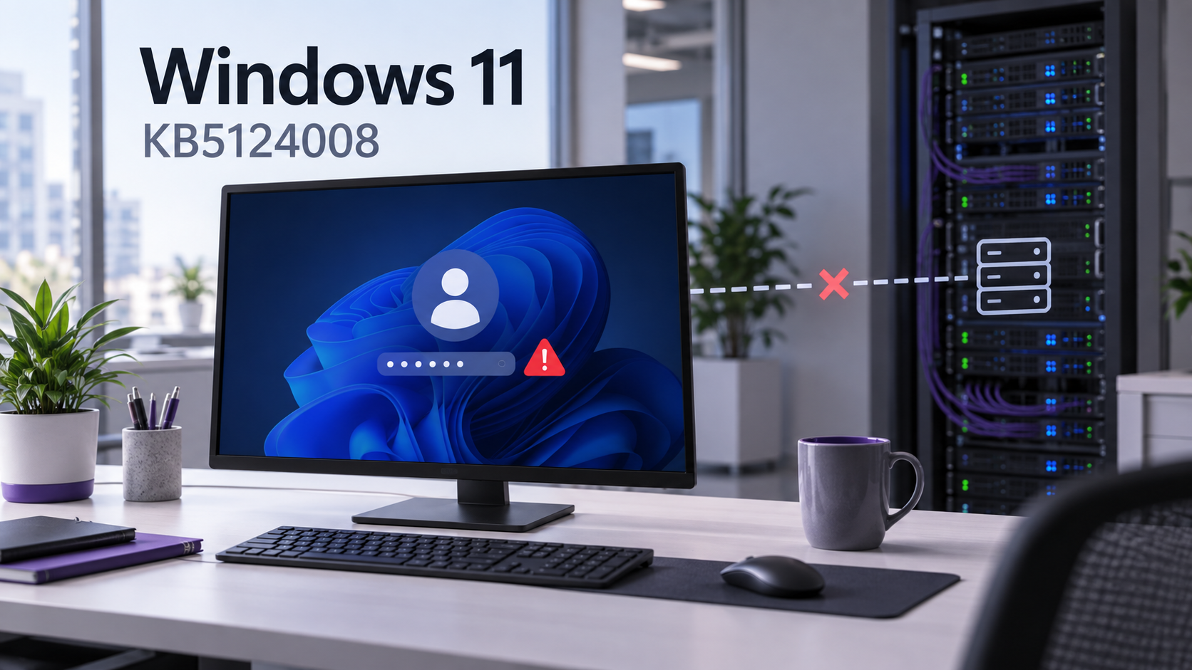 Windows 11 не входит в домен после обновления KB5124008
