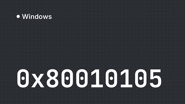 Ошибка 0x80010105 при активации Windows: причины и решение