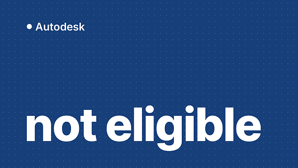 This license is not eligible: ошибка активации Autodesk