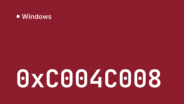Ошибка 0xC004C008 при активации Windows 10 и 11: причины и решение