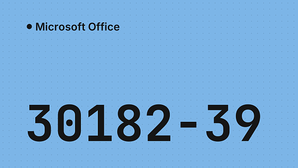 Ошибка 30182-39 (2) при установке Microsoft Office, Visio и Project