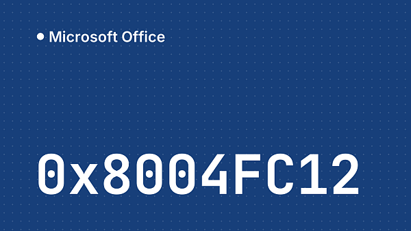 Ошибка 0x8004FC12 при активации Office: причины и решение