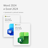 Word 2024 и Excel 2024 (с привязкой к учётной записи)