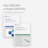 Visio 2024 Pro и Project 2024 Pro (с привязкой к учётной записи)