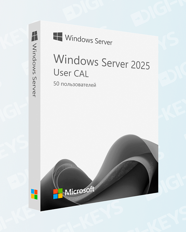 Windows Server 2025 RDS User CAL (50 пользователей)