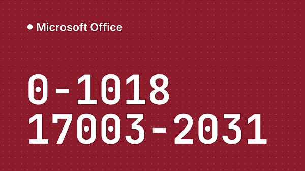 Ошибки 0-1018, 17003-2031, 2035-0 при установке Microsoft Office: решение