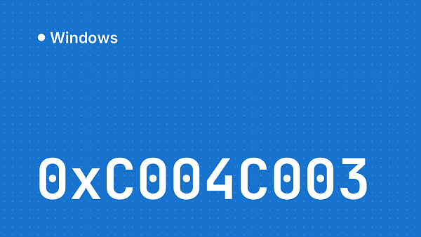 Ошибка 0xC004C003 при активации Windows 10 и 11: причины и решение
