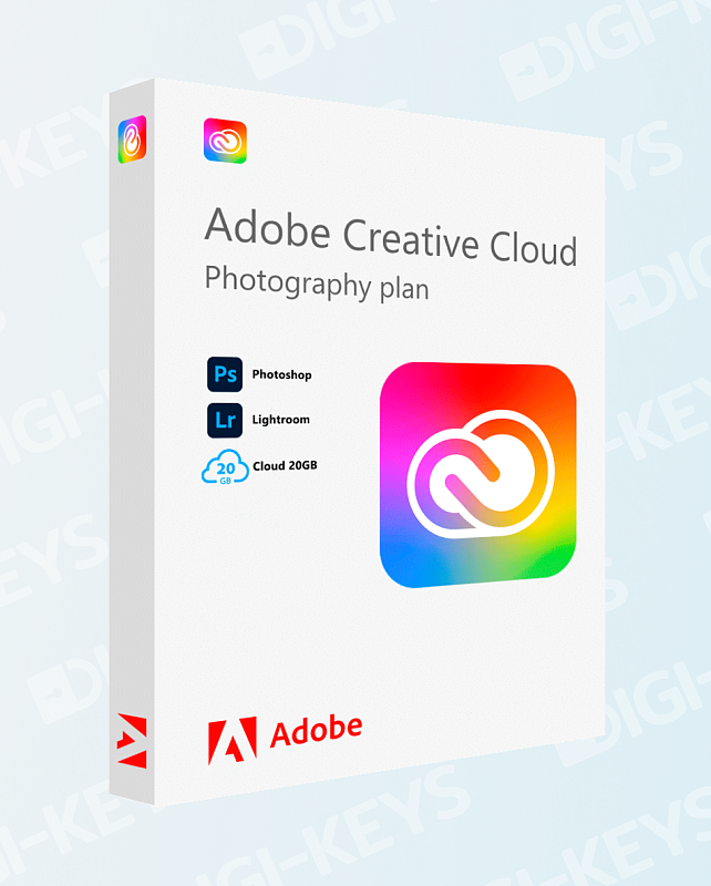 Adobe Creative Cloud для фотографов — 12 месяцев (США)