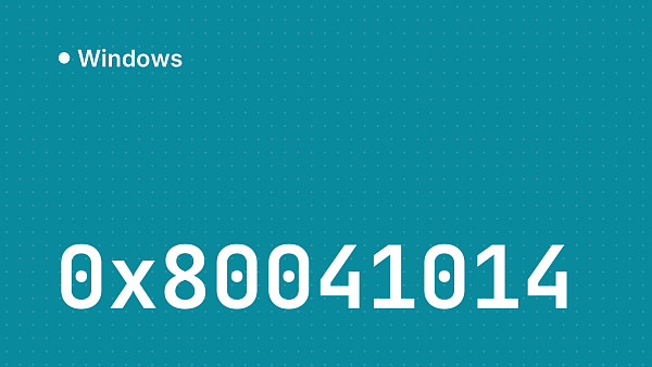 Ошибка активации Windows 0x80041014: решение