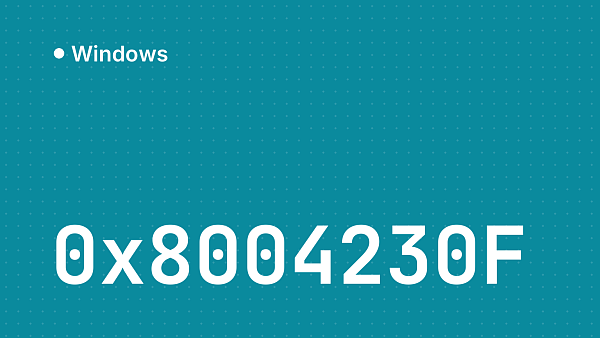 Ошибка 0x8004230F при активации Windows: причины и решение