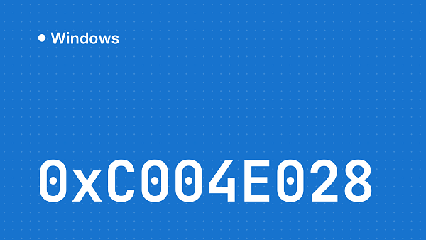 Как исправить ошибку активации Windows 0xC004E028